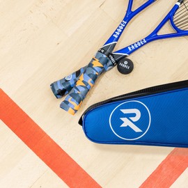 Raquex Evoke Overgrip Tape 3 Pack - Tennis Racket Grip Tapes (11 Designs) - Racquet Anti Slip Tape Overgrip for Tennis Rackets, Badminton, Squash, Padel. Finishing Tape Included (Mixed Camo)