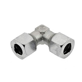 Angle Cutting Ring Fitting 12 L Galvanised Steel 90° Screw Connection Lightweight Series