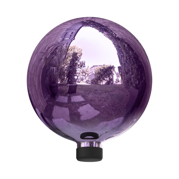 Alpine Corporation 10" Diameter Indoor Outdoor Glass Gazing Globe Garden