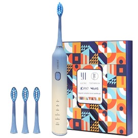 Sonic Electric Toothbrushes for Adults, 5 Cleaning Modes, 2 Minute Smart Timer, IPX7 Waterproof, Suspension Motor, Gradient Colour (Blue, Y1)
