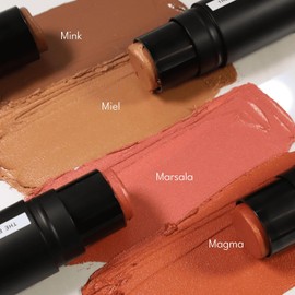 MEIN x MLashes Kit de Lisptick MLashes + The Stick (bronzer) (The bronzer stick Magma + Lipstick Mute)