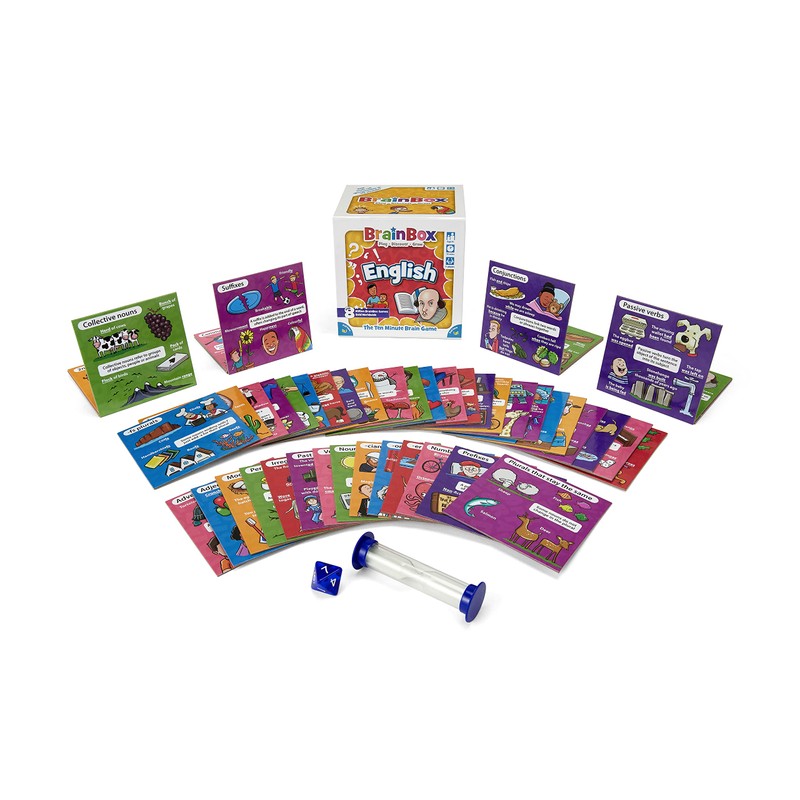 Brainbox English (Refresh 2022) Card Game Ages 8+ 1+ Players