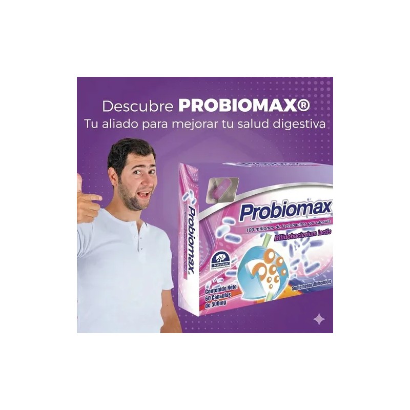 Probiomax Lactobacilos C/30 Capsulas Suplemento Alimenticio