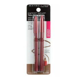 Twin Maybelline Expert Wear Twin Eye & Brow Eyeliner Pencil Blonde 107 Waterproo 2 Ct - Blonde