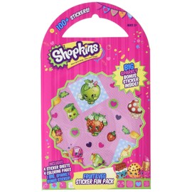 Mrs. Grossman's Shopkins Fruit and Veggie Sticker Fun Pack - Party Supplies