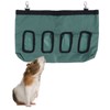 Rabbit Feeder Bag Hanging Feeding Tote with 4 Holes for