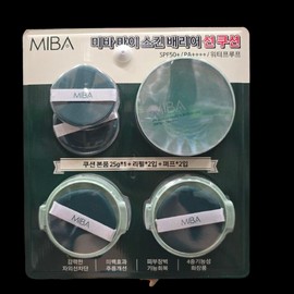 miba [Traders] Miba My Skin Barrier Sun Cushion 25G / [트레이더스] 미바 마이스킨배리어 선쿠션 25G X 3 + 퍼프 X 2