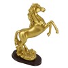 Horse Statue Gold Synthesized Resin Unique Horse Art Figurine for