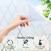 LUTE Frosted Window Privacy Film, Static Cling UV Sun Blocking