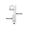 Briny River M10 Hook Bolt J Long Shank Threaded Bolt