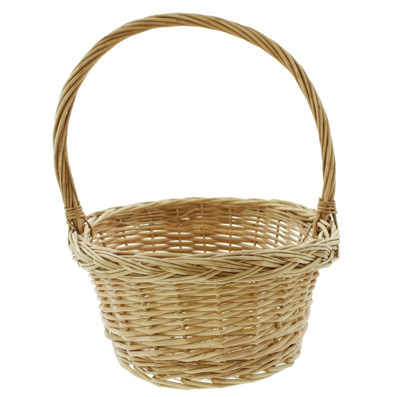 Basket "Natural White" Medium Shopping Basket, Ironing Basket