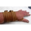 Leather Wrist Corset Right for Circumference 19-25 cm Light Brown