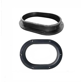 Sandblaster Gloves Holder for Replace Sand Blaster Cabinets Sandblasting Machine Glove Accessories (2Pcs） (Oval Shape)