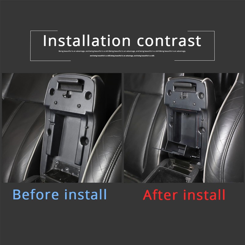 PIUGILH Center Console Organizer Armrest Storage Box Fit for Hummer