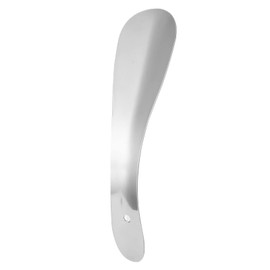 Calzador de zapatos de metal, calzador de zapatos profesional de mango ancho de acero inoxidable con orificios para colgar para viajar a casa