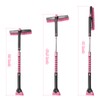 HEEYA 48 Inch Long Snow Brush for SUV, Extendable Ice