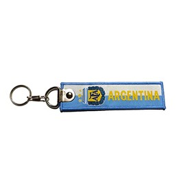 Argentina national team (3 stars) flight tag key chain [kft034]