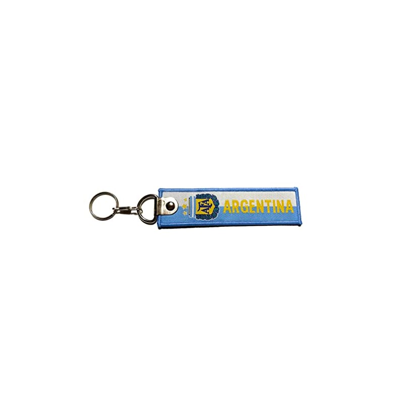 Argentina national team (3 stars) flight tag key chain [kft034]