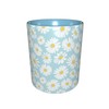 Miowjals Blue Daisy Funny Novelty Ceramic Coffee Cups With Handle,Dishwasher