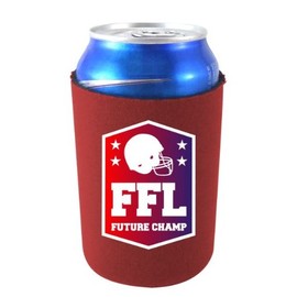 Fantasy Football Future Champ Collapsible Can Coolie Burgundy