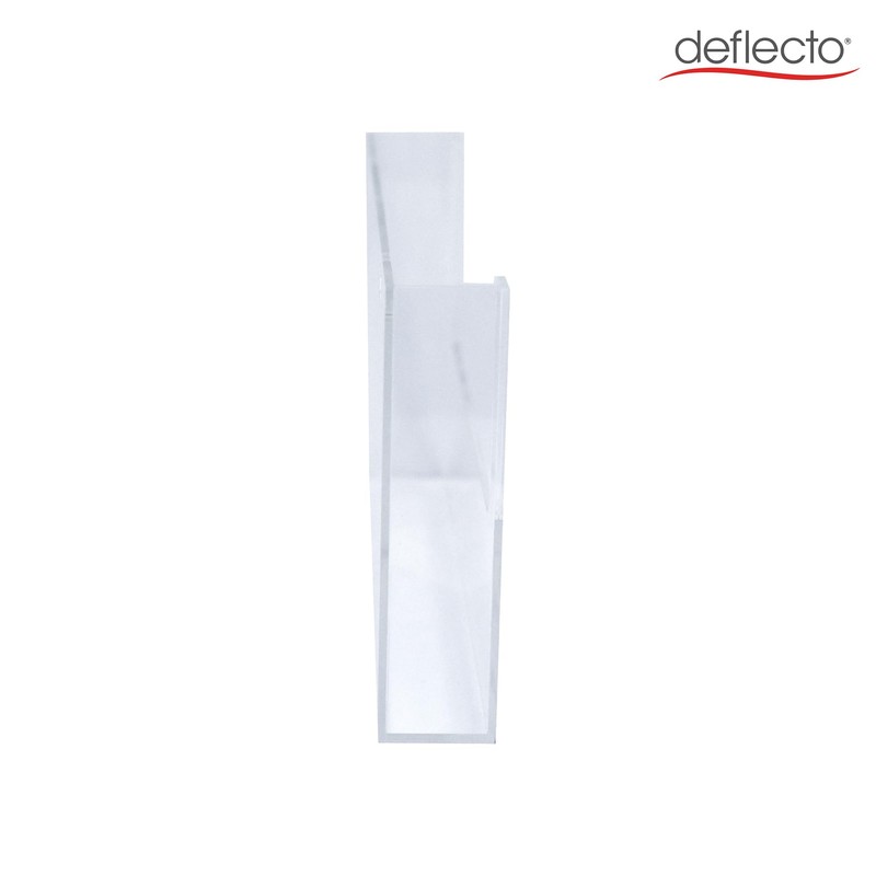 Deflecto A4 Landscape Flat Back Countertop Leaflet Holder with Optional