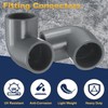 sourcing map 4pcs 2" 90 Degree Elbow Pipe Fittings, Furniture