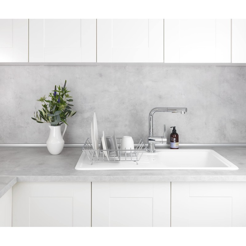 Wenko Escurreplatos rejilla, Metal, Chrome