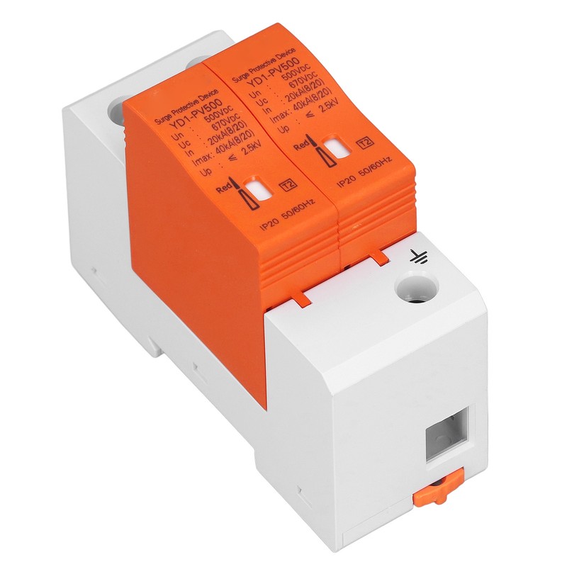 DC Surge Protector Visual Alarm Window Modular Design Protective Arrester