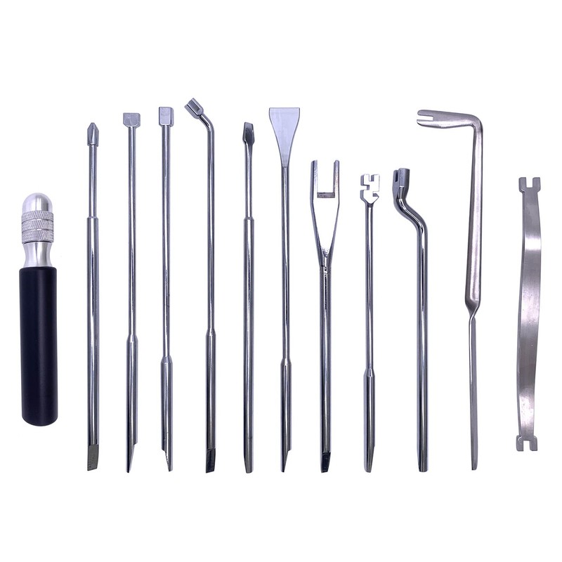 TUOREN 12Pcs Piano Repair Tool Kit Regulating Tools Including Regulating