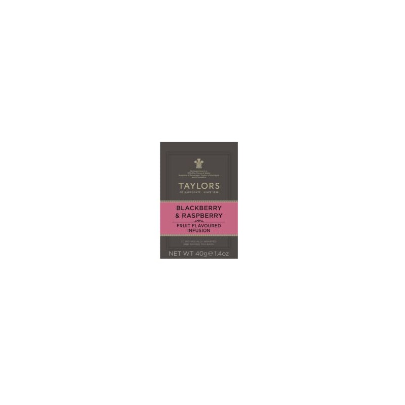 Taylors of Harrogate Blackberry & Raspberry Herbal Tea, 20 Teabags