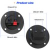 Xiatiaosann Speaker Box Terminal Cup, 2 Position Round Stereo Cup