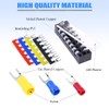 Glarks 70Pcs(5Sets) Terminal Block Set, 5Pcs 7 Positions 600V 15A