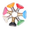 7PCS Pressure Washer Nozzle Tips with Coupler 1/4in Quick Interface