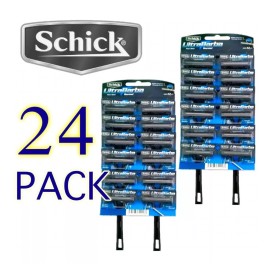 Schick Rastrillo Schick Ultra Barba 2 Hojas Cartera Con 24 Piezas