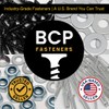 BCP Fasteners 50 Qty #8 x 1/2" 304 Stainless Steel