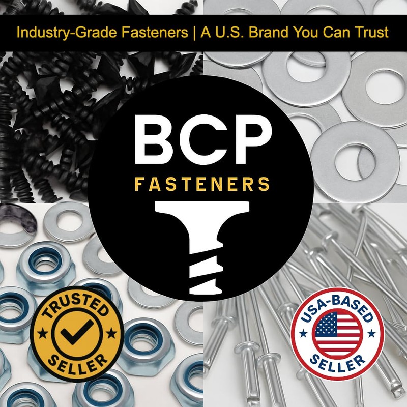 BCP Fasteners 50 Qty #8 x 1/2" 304 Stainless Steel