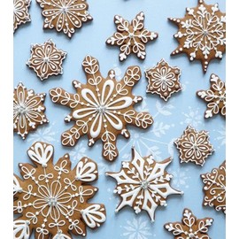 Wide Snowflake 5 Inch Cookie Cutter from The Cookie Cutter Shop – Tin Plated Steel