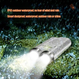 Mini Keyring Torch, 900 Lumens Super Bright, 100 m Lighting Range, Waterproof USB Magnetic Torch, Mini LED Torch for Camping and Hiking