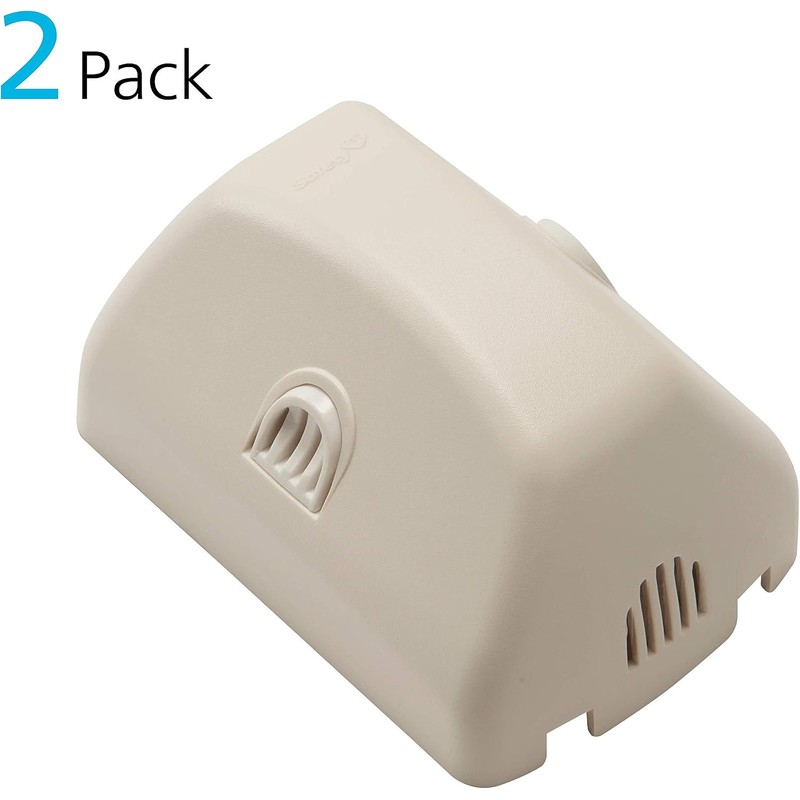 Safety 1st Outlet Cover/Short de cordón, blanco, 2 unidades