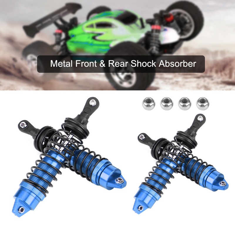 2pairs RC Truck Front & Rear Shock Absorber for Traxxas