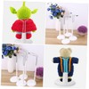 ORFOFE 6pcs Adjustable Doll Display Stand Portable Doll Holder Figures