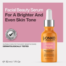 ONKO DERMA'CEUTICALS Forever Bright Face Serum Skin Care Serum for Face Hyaluronic Acid Acne Treatment Dark Spot Correction Moisturizer for Face 30ml
