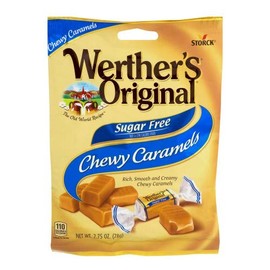 Werthers Sugar Free Chewy Caramels (Pack of 2)