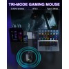 AULA SC580 Wireless Gaming Mouse, Tri-Mode 2.4G/BT5.0/USB-C Gaming Mouse, 10000