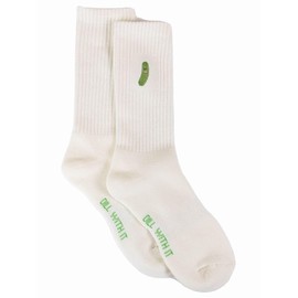 Simply Southern Embroidered Dill Pickle Crew Socks