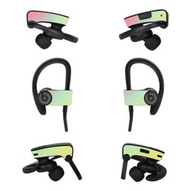 MightySkins Skin Compatible with Dr Dre Powerbeats3 Wireless in-Ear Headphones – Berry Blurry | Protective, Durable, and Unique Vinyl Decal wrap Cover | Easy to Apply, Remove | Made in The USA