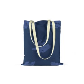 Bonamaison Printed Tote Bag, Reusable Grocery Bag, Shopping Bag, Machine Washable, Foldable, Canvas Cloth Bag with Handles, Size: 34x40 Cm