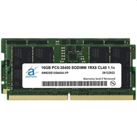 Adamanta 32GB (2x16GB) Compatible for Lenovo Legion 7/7i Gaming Laptop DDR5 4800MHz PC5-38400 SODIMM 1Rx8 CL40 1.1v Notebook Memory Module Upgrade RAM