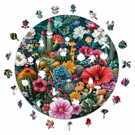 Iconic Puzzles - Enchanted Forest, Fantasy, 100% sustainable wooden puzzle, Gifts for Children and Adults, size S, 200 Pieces