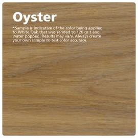 Rubio Monocoat Wood Stain & Finish 65 ft² - Oyster | Oil Plus 2C | Quick-Dry, Eco-Friendly Linseed Wood Oil for Indoor Use, Includes Accelerator (Part B) | Protector | 130 ml